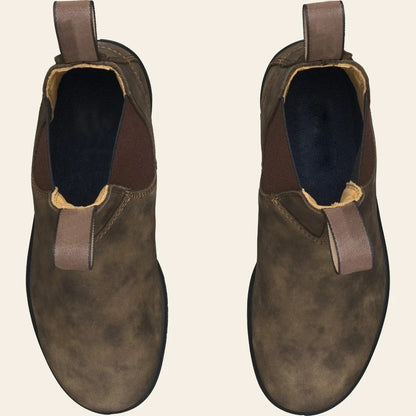 Men’s Leather Chelsea Boots – Anti-Slip Outdoor Ankle Boots for Winter Wear