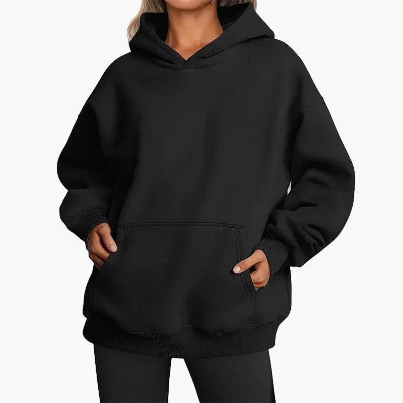 Women’s Oversized Hoodie – Kangaroo Pocket with Large Hood