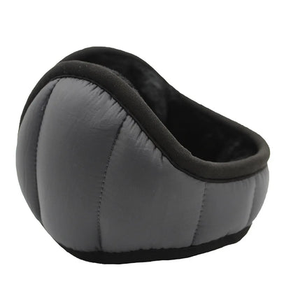 Men’s Foldable Plush Winter Earmuffs – Windproof Water-Resistant Ear Warmers for Cycling and Outdoor Wear