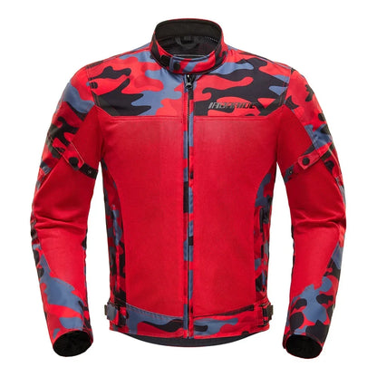 Men’s Breathable Motorcycle Jacket – Protective Zip-Up Riding Layer for Summer Touring and Everyday Road Use