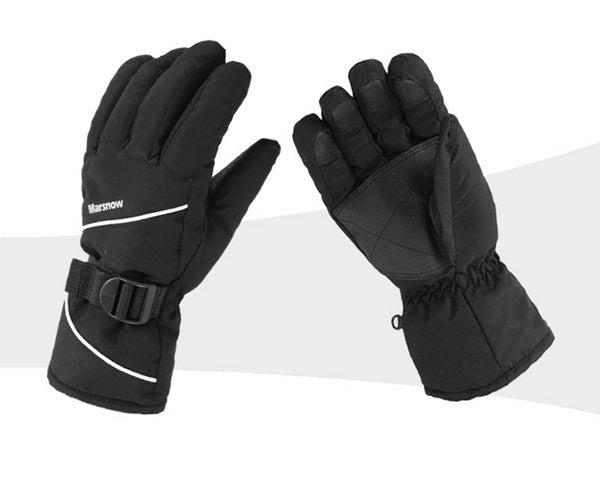 Men’s Waterproof Insulated Ski Gloves – Windproof Anti-Slip Winter Cycling Snowboard Gloves