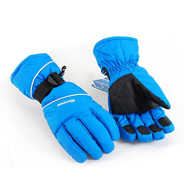 Men’s Waterproof Insulated Ski Gloves – Windproof Anti-Slip Winter Cycling Snowboard Gloves