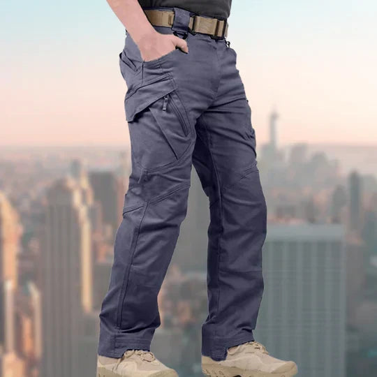 Men’s Tactical Utility Cargo Trousers – Water-Resistant Multi-Pocket Outdoor Pants