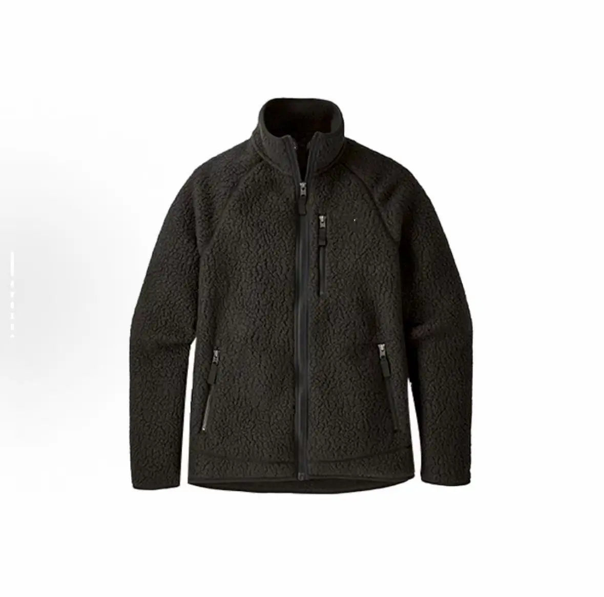 Men’s High-Neck Fleece Jacket – Full-Zip Outdoor Layer with Multiple Utility Pockets