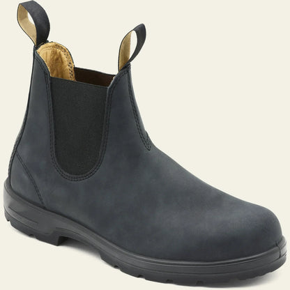 Men’s Leather Chelsea Boots – Anti-Slip Outdoor Ankle Boots for Winter Wear