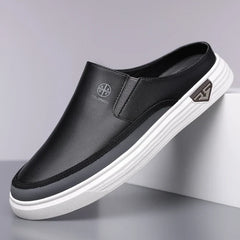 Men’s Casual Slip-On Shoes – Backless Everyday Shoes with Soft Non-Slip Sole
