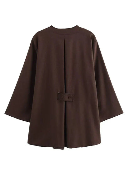 Women’s Linen Co-Ord Set – Kimono-Style Wrap Top with Wide-Leg Trousers for Effortless Spring Summer Wear
