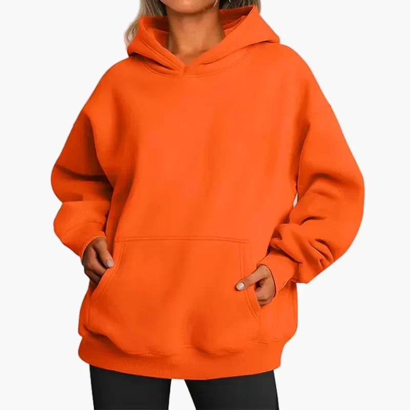 Women’s Oversized Hoodie – Kangaroo Pocket with Large Hood
