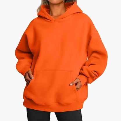 Women’s Oversized Hoodie – Kangaroo Pocket with Large Hood