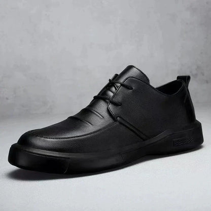 Men’s Durable PU Leather Slip-On Trainers – Comfortable All-Season Shoes for City and Everyday Wear