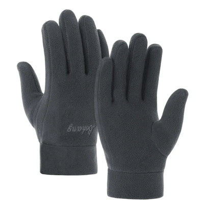 Men’s Thermal Fleece Touchscreen Winter Gloves – Windproof Warm Cycling Ski Outdoor Sports Gloves