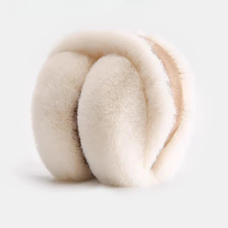 Women’s Plush Winter Earmuffs – Soft Padded Ear Warmers with Covered Headband for Cold-Weather Outdoor Wear