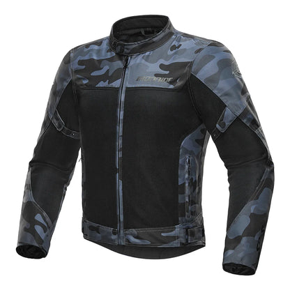 Men’s Breathable Motorcycle Jacket – Protective Zip-Up Riding Layer for Summer Touring and Everyday Road Use