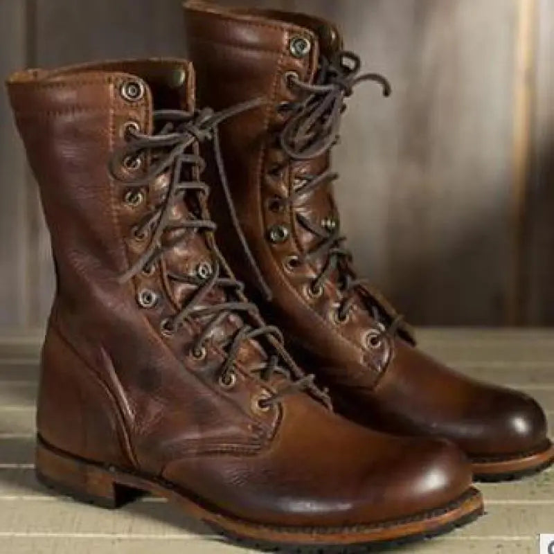 Women’s Leather Boots – Flexible Fit, Soft Lining & All-Day Comfort