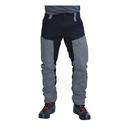 Men’s Weather-Resistant Cargo Work Trousers – Reinforced Utility Pants with Deep Pockets for Outdoor Work