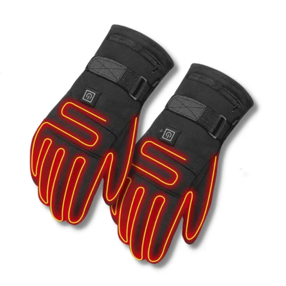 Men’s Heated Winter Gloves – Water-Resistant Touchscreen Gloves with Three Adjustable Heat Settings