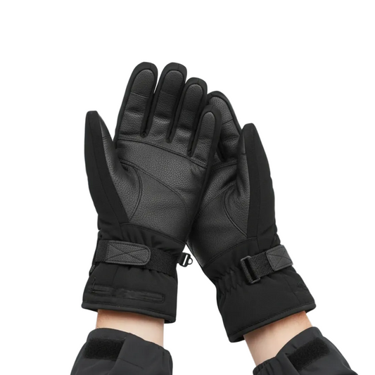 Men’s Heated Winter Gloves – Water-Resistant Touchscreen Gloves with Three Adjustable Heat Settings