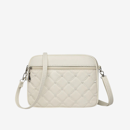 Women’s Quilted Crossbody Bag – Compact Faux Leather Style for Everyday City Wear