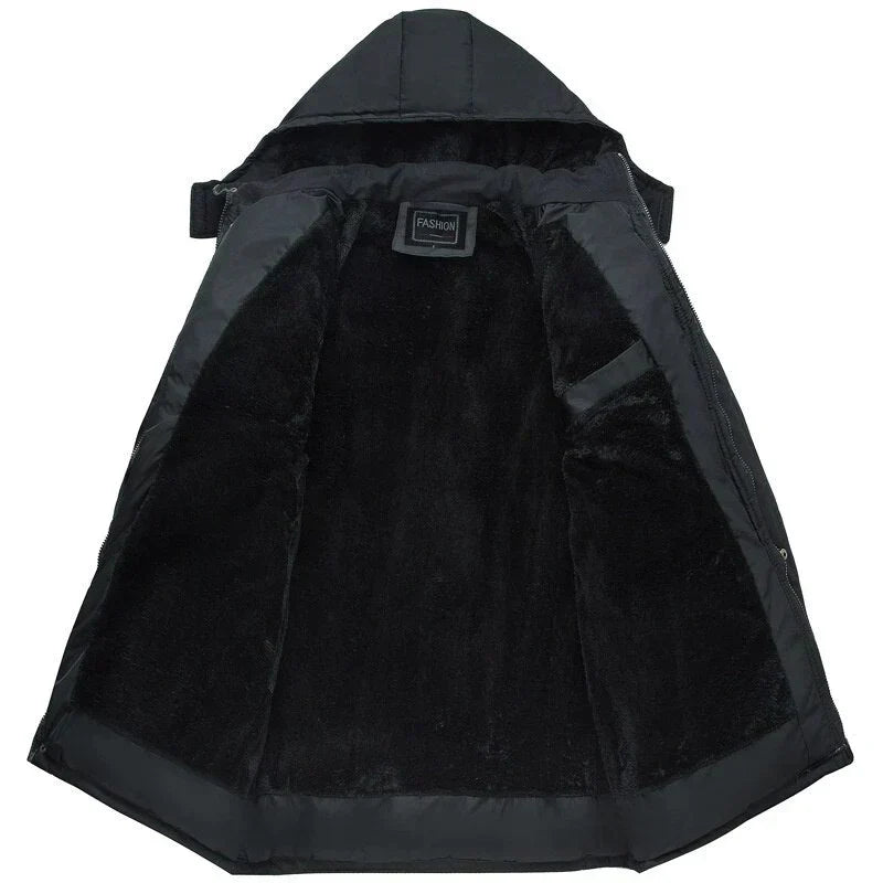 Men’s Hooded Puffer Jacket – Insulated Winter Outerwear for Everyday Cold-Weather Wear