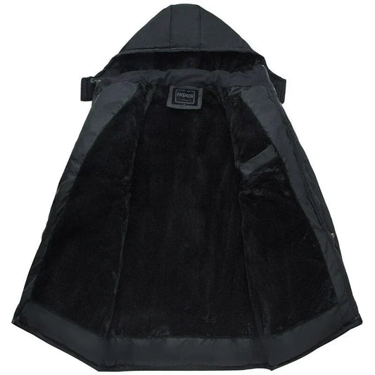 Men’s Hooded Puffer Jacket – Insulated Winter Outerwear for Everyday Cold-Weather Wear