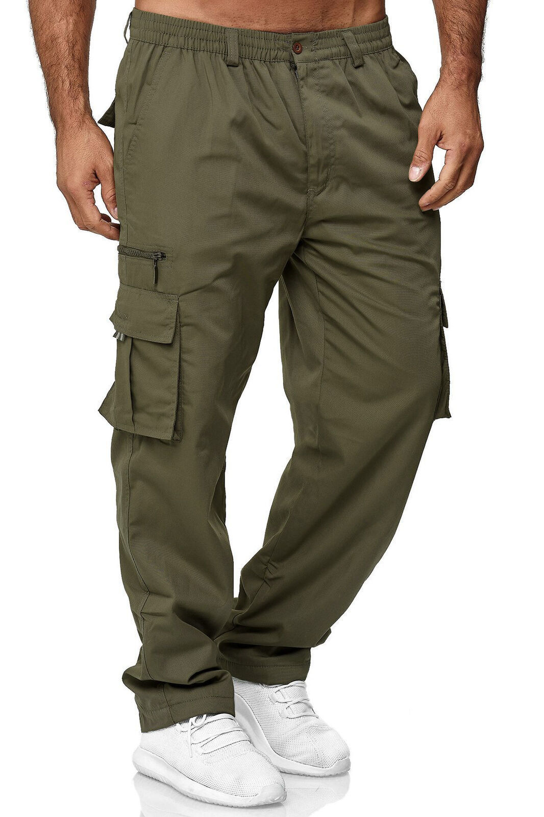 Men’s Utility Cargo Trousers – Relaxed Multi-Pocket Trousers for Everyday Wear