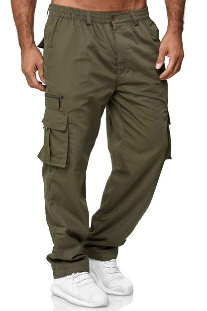 Men’s Utility Cargo Trousers – Relaxed Multi-Pocket Trousers for Everyday Wear