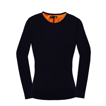 Women’s USB Heated Thermal Top – Slim-Fit Long-Sleeve Base Layer with Adjustable Heating