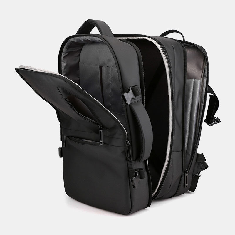 Men’s Expandable Laptop Backpack – Large-Capacity Business Travel Bag with Multi-Compartment Organised Storage