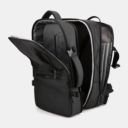 Men’s Expandable Laptop Backpack – Large-Capacity Business Travel Bag with Multi-Compartment Organised Storage