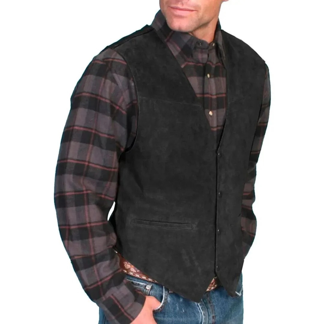 Men’s Traditional Waistcoat with Pockets – Heritage Layer for Festivals and Casual Wear