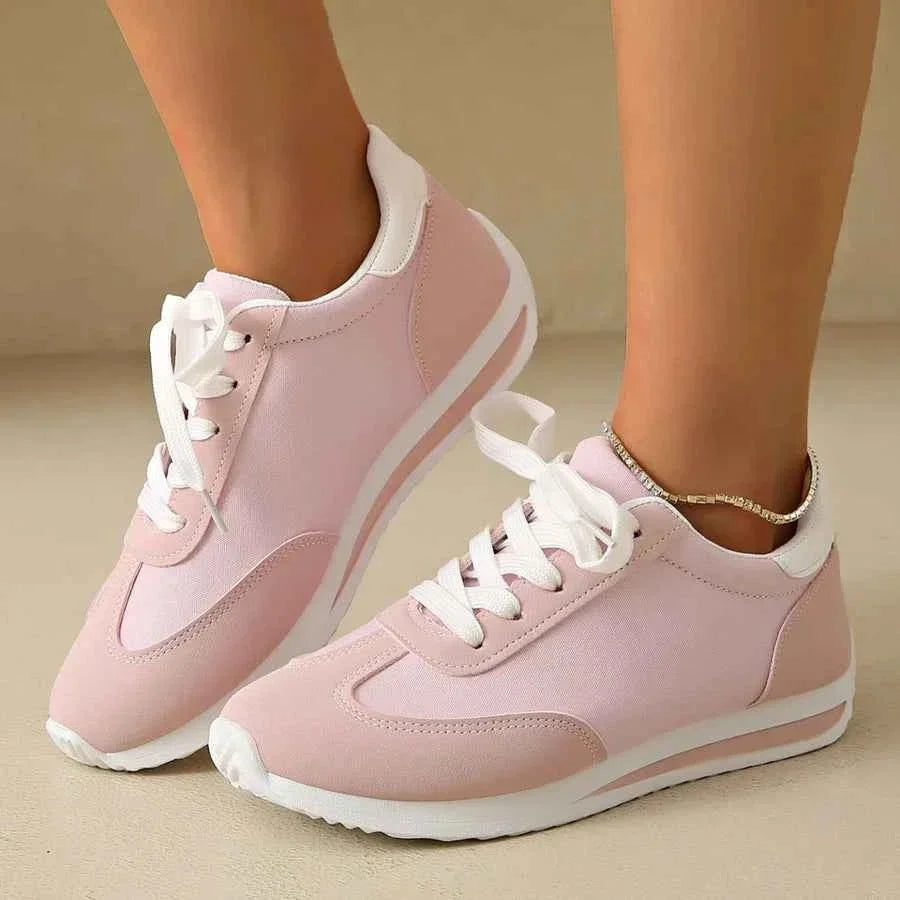 Women’s Breathable Mesh Trainers – Lightweight Lace-Up Sneakers for Walking and Everyday Wear
