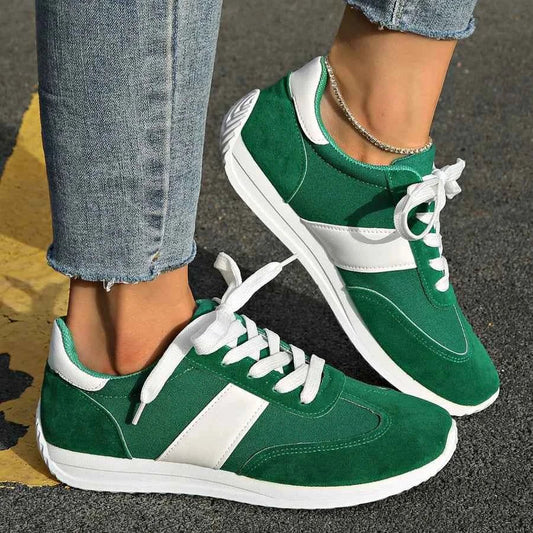 Women’s Breathable Mesh Trainers – Lightweight Lace-Up Sneakers for Walking and Everyday Wear