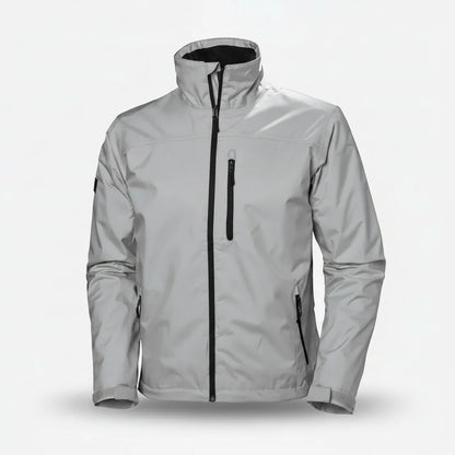 Men’s Waterproof & Windproof Crew Jacket – Breathable 2-Layer Outdoor Jacket for Everyday & Adventure