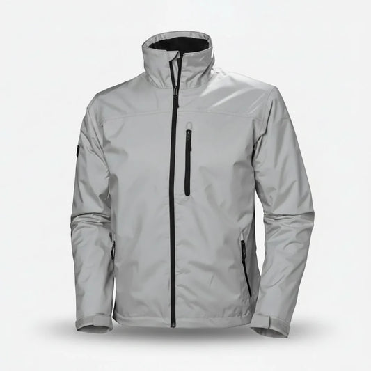 Men’s Waterproof & Windproof Crew Jacket – Breathable 2-Layer Outdoor Jacket for Everyday & Adventure