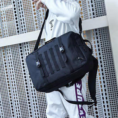 Men’s Large Nylon Travel Duffel Bag – Multi-Compartment Carryall with Laptop Storage and Adjustable Shoulder Strap