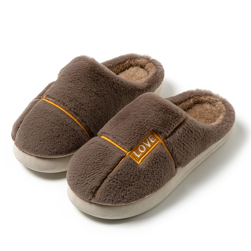Women's Faux Fur Lined Platform Clog Slippers - Coffee