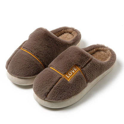 Women's Faux Fur Lined Platform Clog Slippers - Coffee