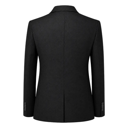 Men’s Tailored Tweed Suit Set – Three-Piece Styling for Weddings and Business Events