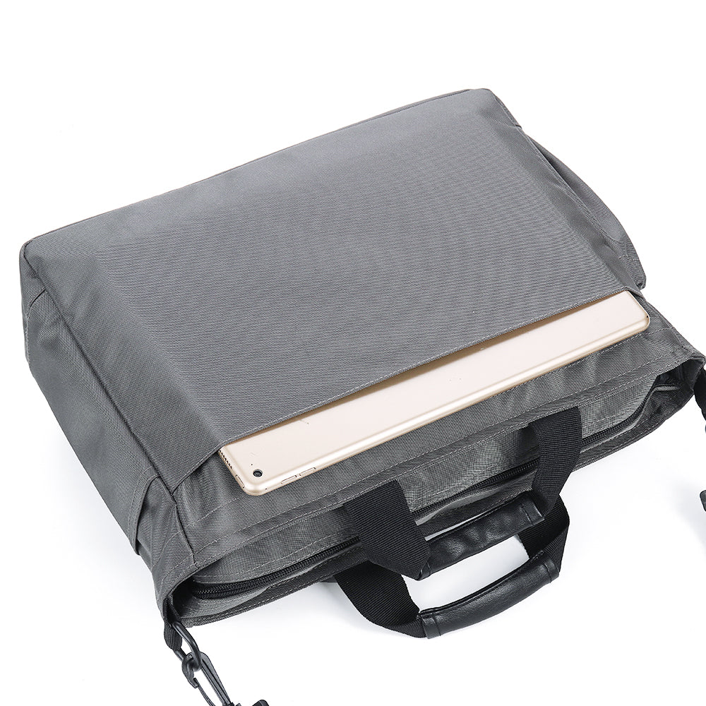 Men’s Multi-Pocket Nylon Laptop Messenger Bag – Spacious Crossbody Work Bag with Organised Compartments