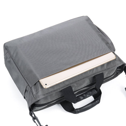 Men’s Multi-Pocket Nylon Laptop Messenger Bag – Spacious Crossbody Work Bag with Organised Compartments