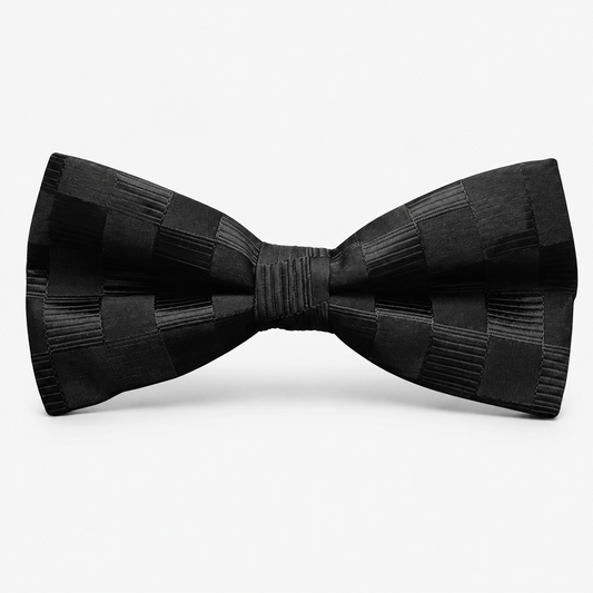 Men’s Patterned Silk Bow Tie – Adjustable Evening Neckwear for Formal Occasions