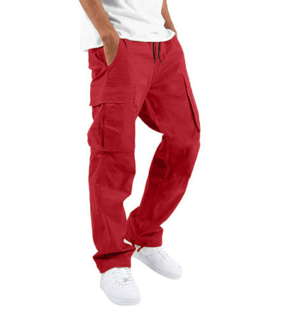 Men’s Multi-Pocket Cargo Trousers – Relaxed Workwear Pants for Everyday Utility