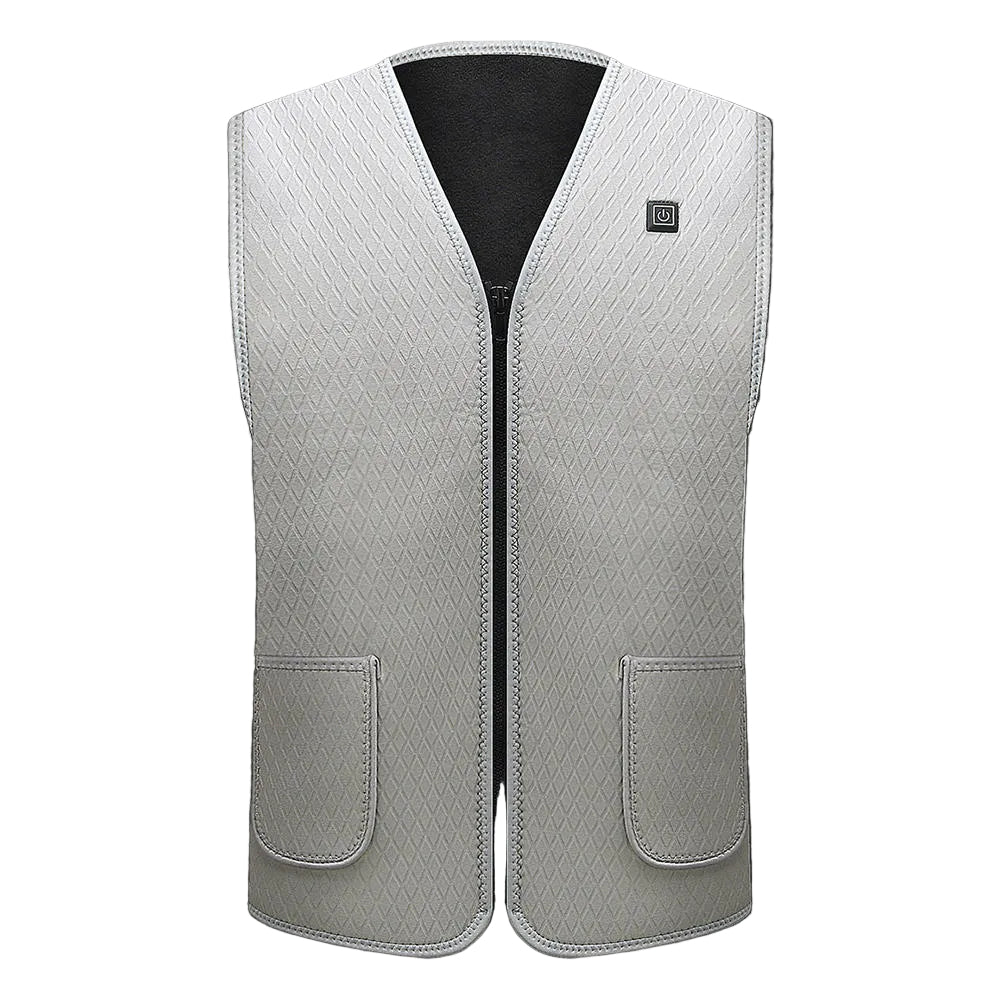 Men’s Electric Heated Vest – Slim Full-Zip Winter Layer with Adjustable Heat Control