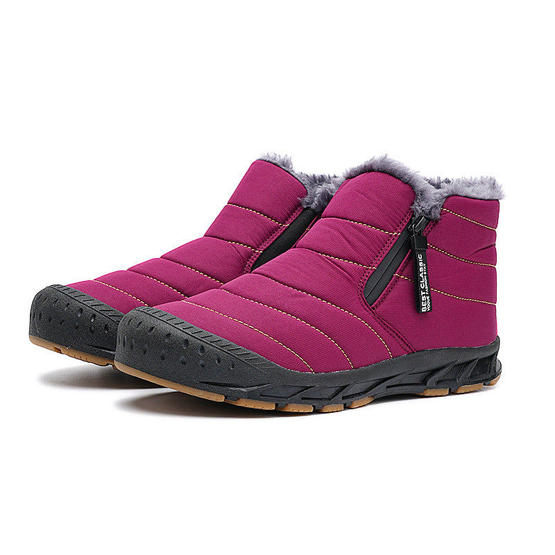 Women's Heeled Wedge Snow Boots