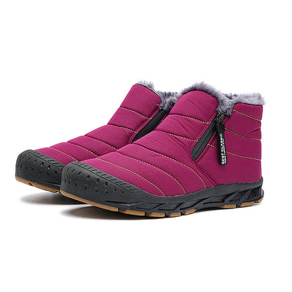 Women's Heeled Wedge Snow Boots