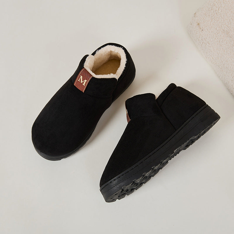 Women's Fleece-Lined Slipper Boots - Non-Slip Sole Ankle Bootie - original product image 4
