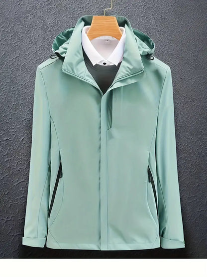Women’s Hooded Softshell Jacket – Lightweight Windproof Outdoor Layer for Everyday Winter Wear