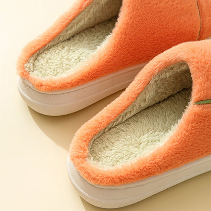 Women's Faux Fur Lined Platform Clog Slippers - Coffee