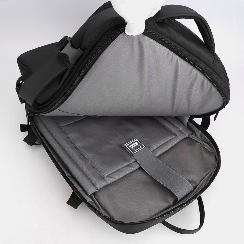 Men’s Expandable Laptop Backpack – Large-Capacity Business Travel Bag with Multi-Compartment Organised Storage