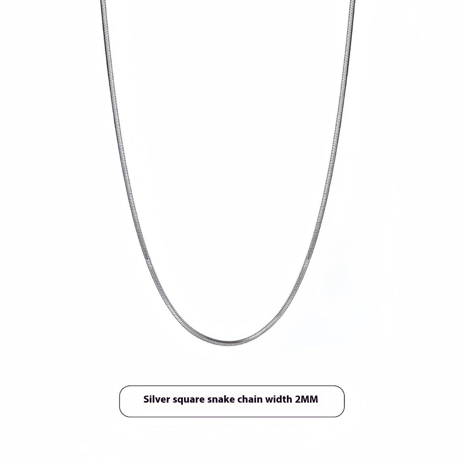 2mm Round Snake Chain – view 4